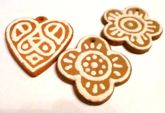 Clay cookies for New Year