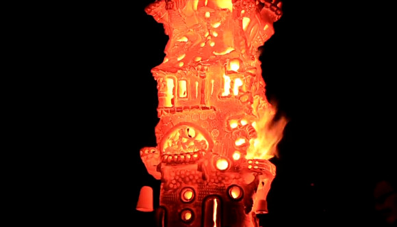 Огненные скульптуры
